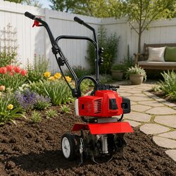 Reliable 63cc Hand-held Tiller with Value in Mind
