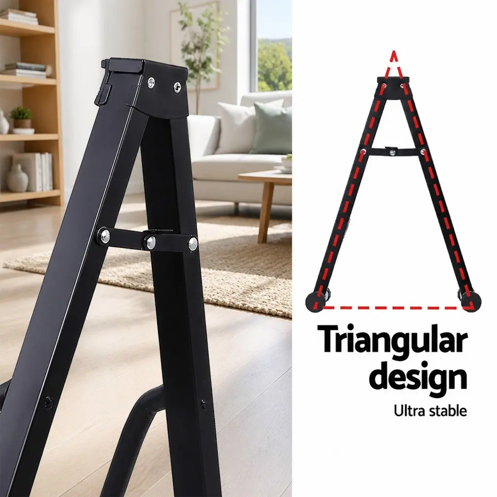 Guitar Stand Folding Portable Floor Rack Holder Acoustic Electric Bass Black