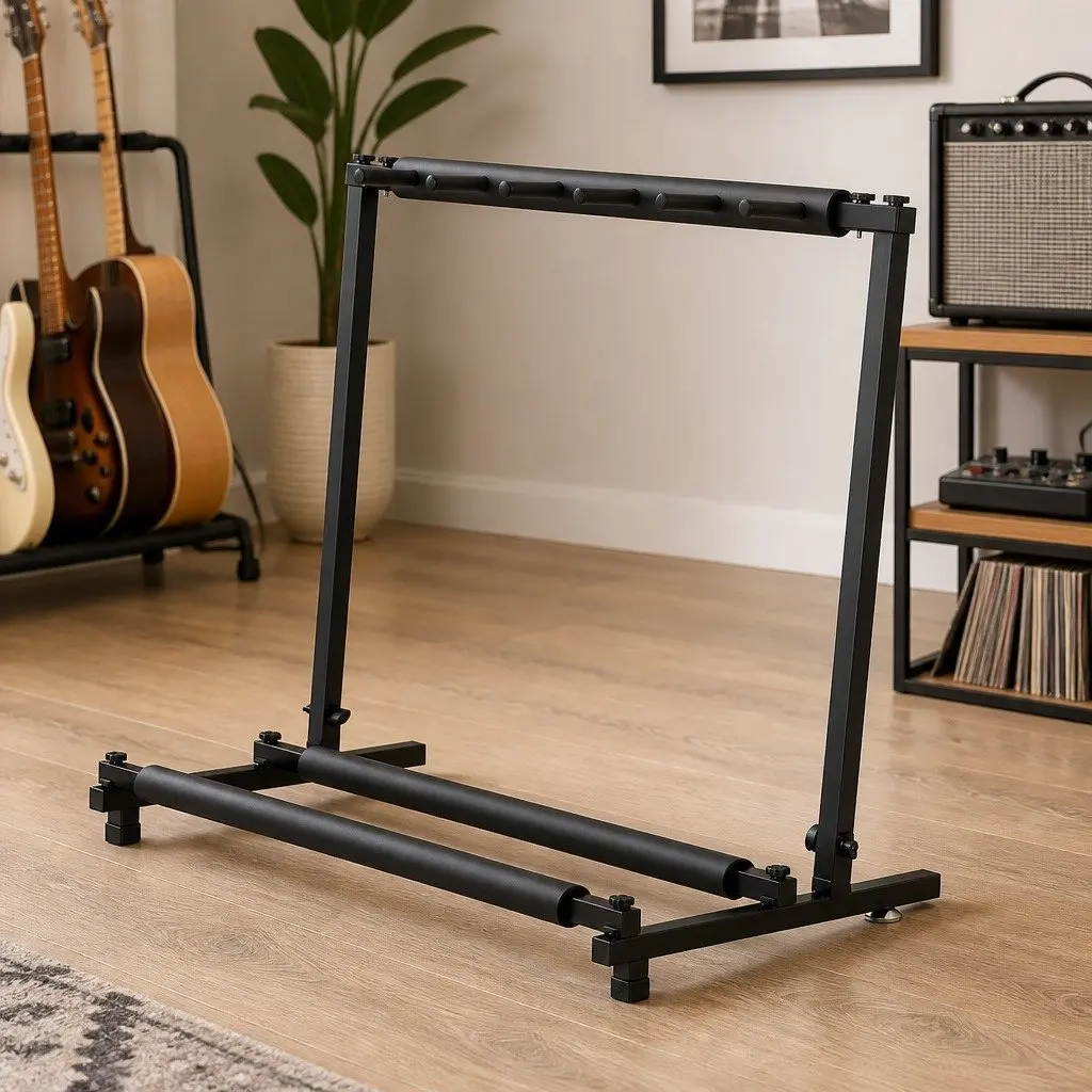 Guitar Stand Holder Rack Display Storage 5 Piece Black