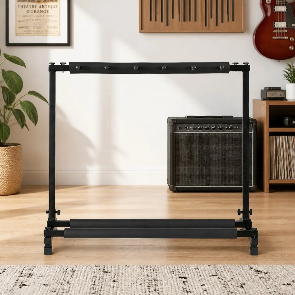 Guitar Stand Holder Rack Display Storage 5 Piece Black