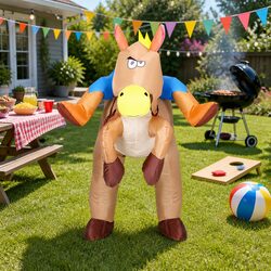 Affordable Inflatable Cowboy Costume with Great Features