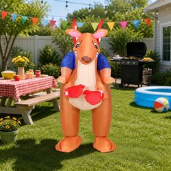 Reliable Inflatable Kangaroo Costume with Easy Storage