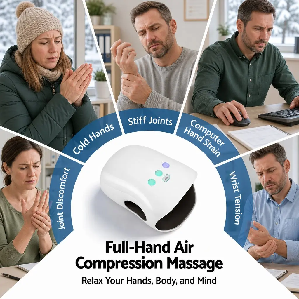 Hand Massager with Cordless Convenience