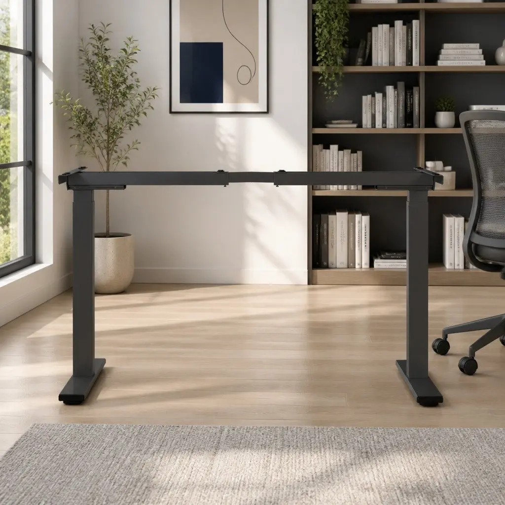 Motorised Standing Desk Frame Dual Motor Height Adjustable Office Workstation