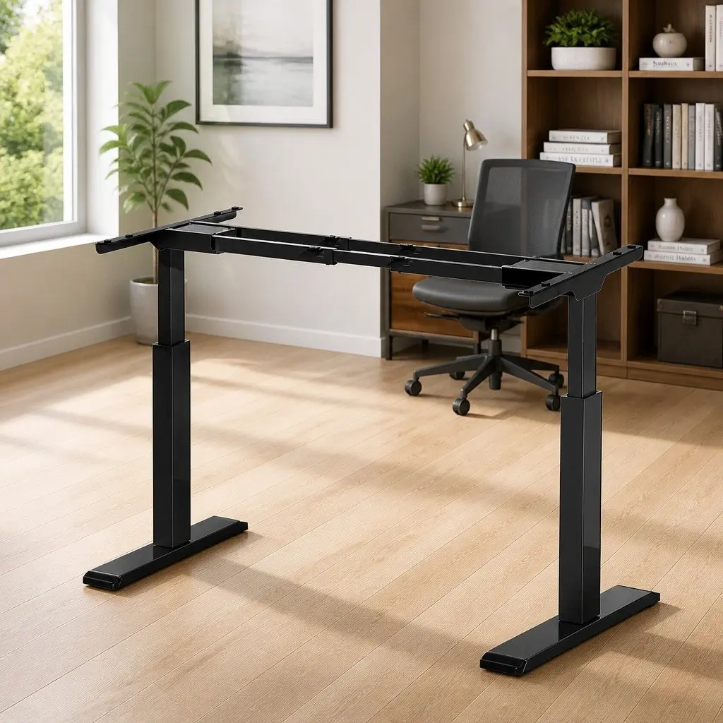 Motorised Standing Desk Frame Dual Motor Height Adjustable Office Workstation