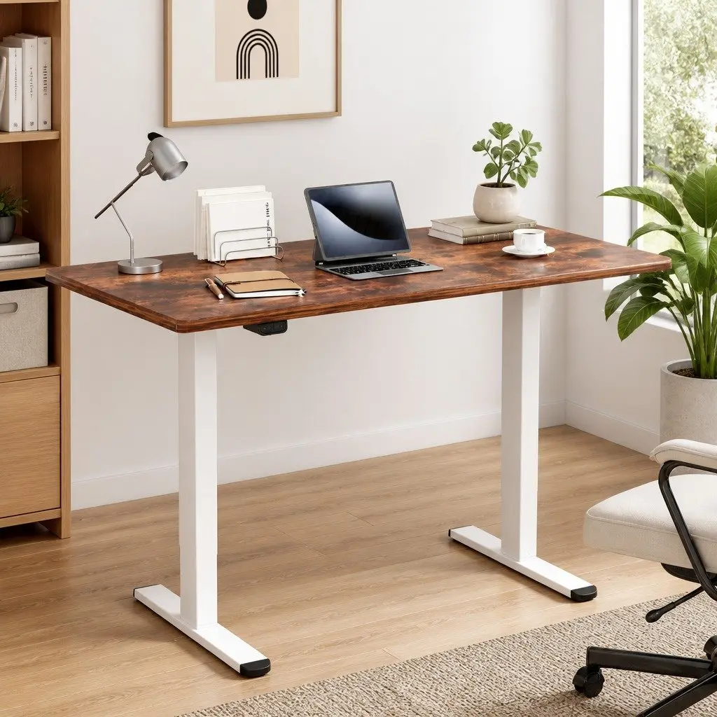 Motorised Height Adjustable Office Desk Frame 140cm
