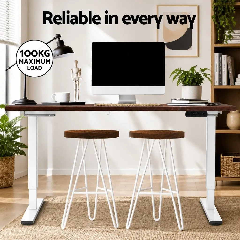 Motorised Height Adjustable Office Desk Frame 140cm