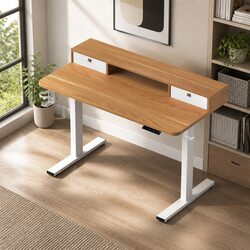 Reliable Motorised Electric Standing Desk - White