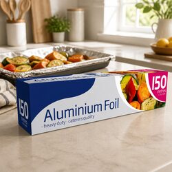 Aluminium Foil Roll 150m x 30cm Heavy Duty Kitchen Cooking Baking Food Storage