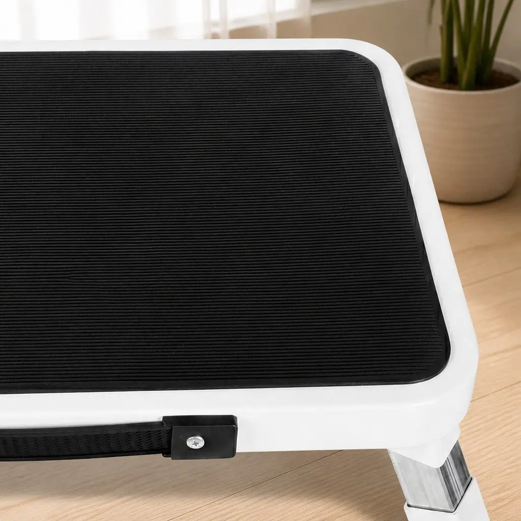 Folding Step Stool 3 Height Adjustable Portable Multi-Use Home Kitchen Bathroom