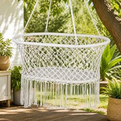 Reliable Cream Hammock Chair for Your Relaxation Needs