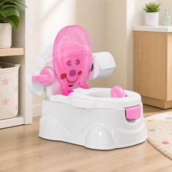 Reliable Kids Potty Trainer with Step Stool in Pink