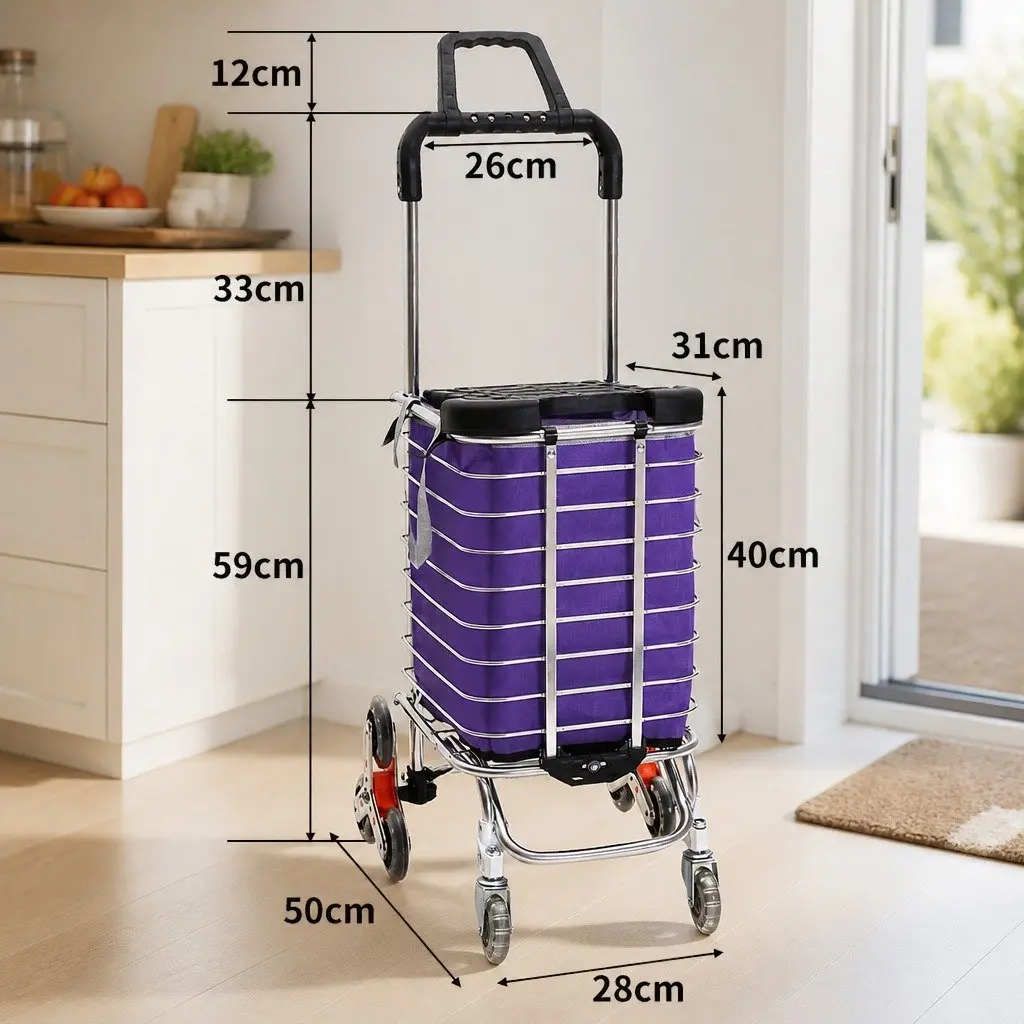 Foldable Shopping Cart for Easy Grocery Transport