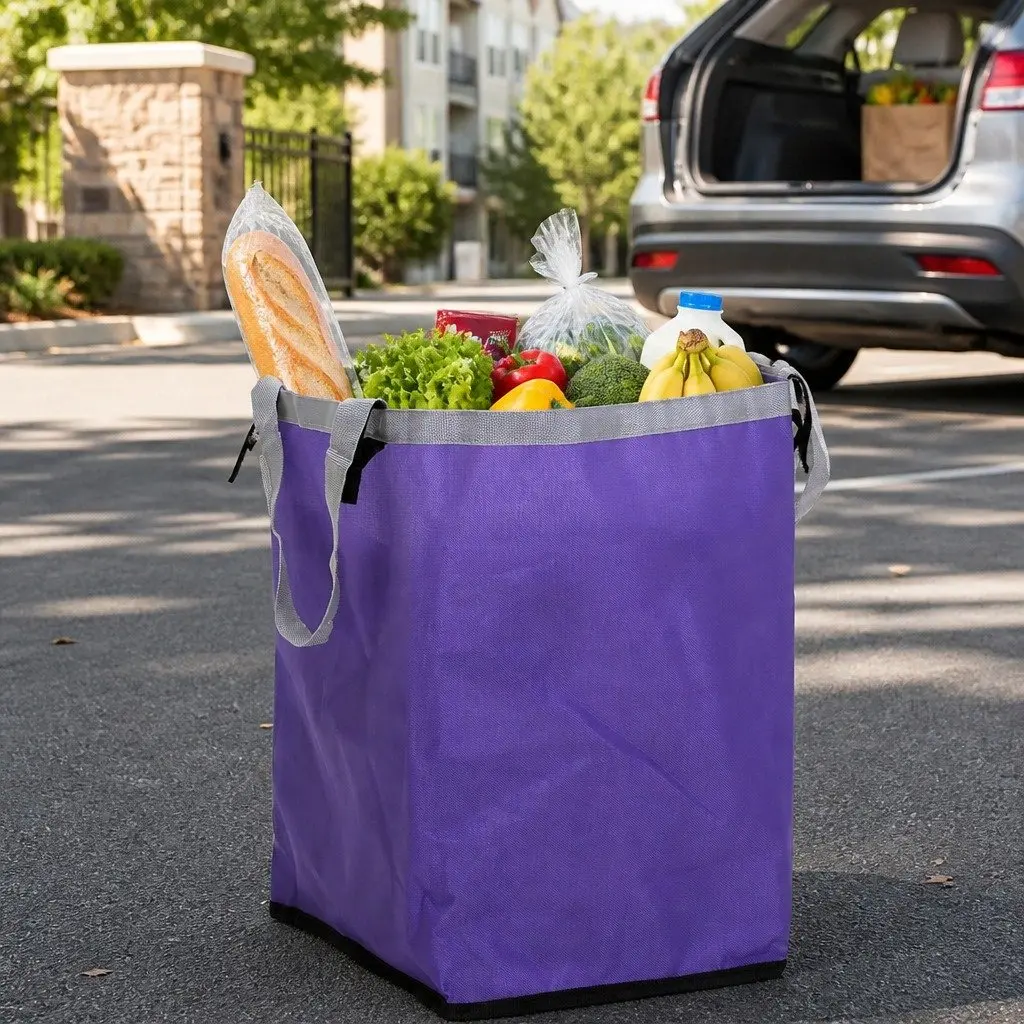 Foldable Shopping Cart for Easy Grocery Transport