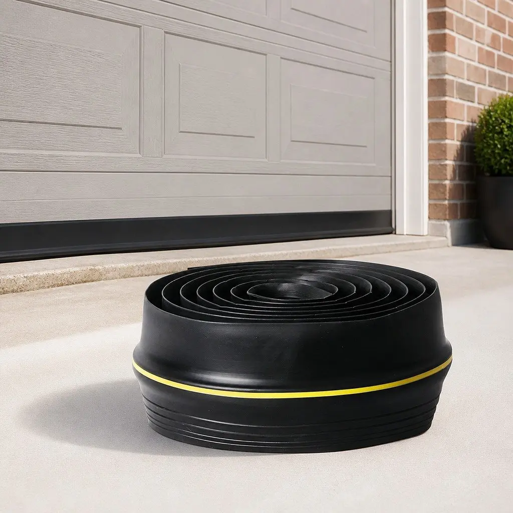 Garage Door Weather Seal Strip Draught Excluder 6 Meter EPDM Rubber Yellow