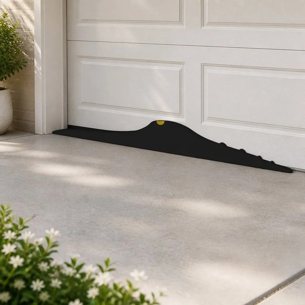 Garage Door Weather Seal Strip Draught Excluder 6 Meter EPDM Rubber Yellow