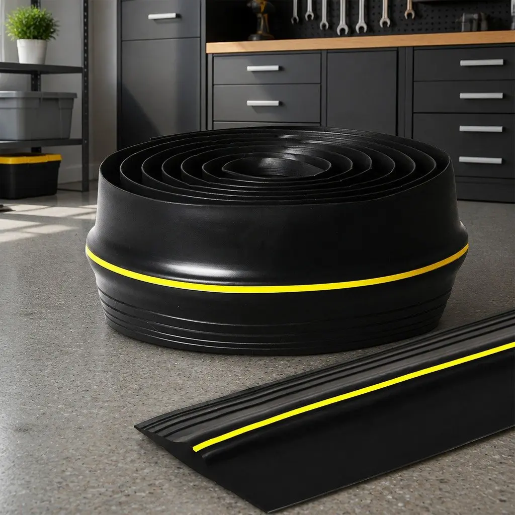 Garage Door Weather Seal Strip Draught Excluder 6 Meter EPDM Rubber Yellow