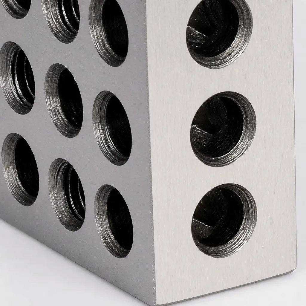 Gage Block 1-2-3 Blocks Precision Tool for Setup Layout Inspection Silver 1 x 2 x 3 Inch