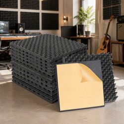Durable Acoustic Foam Wall Panels 14 Pack for Great Value