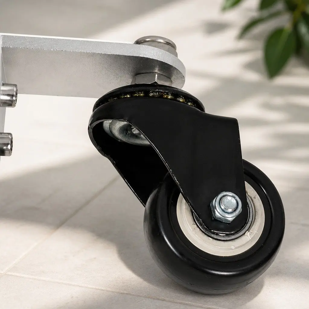 Rotary Surface Cleaner Attachment for Pressure Washer 43cm Silver for Driveway Patio and Concrete Cleaning