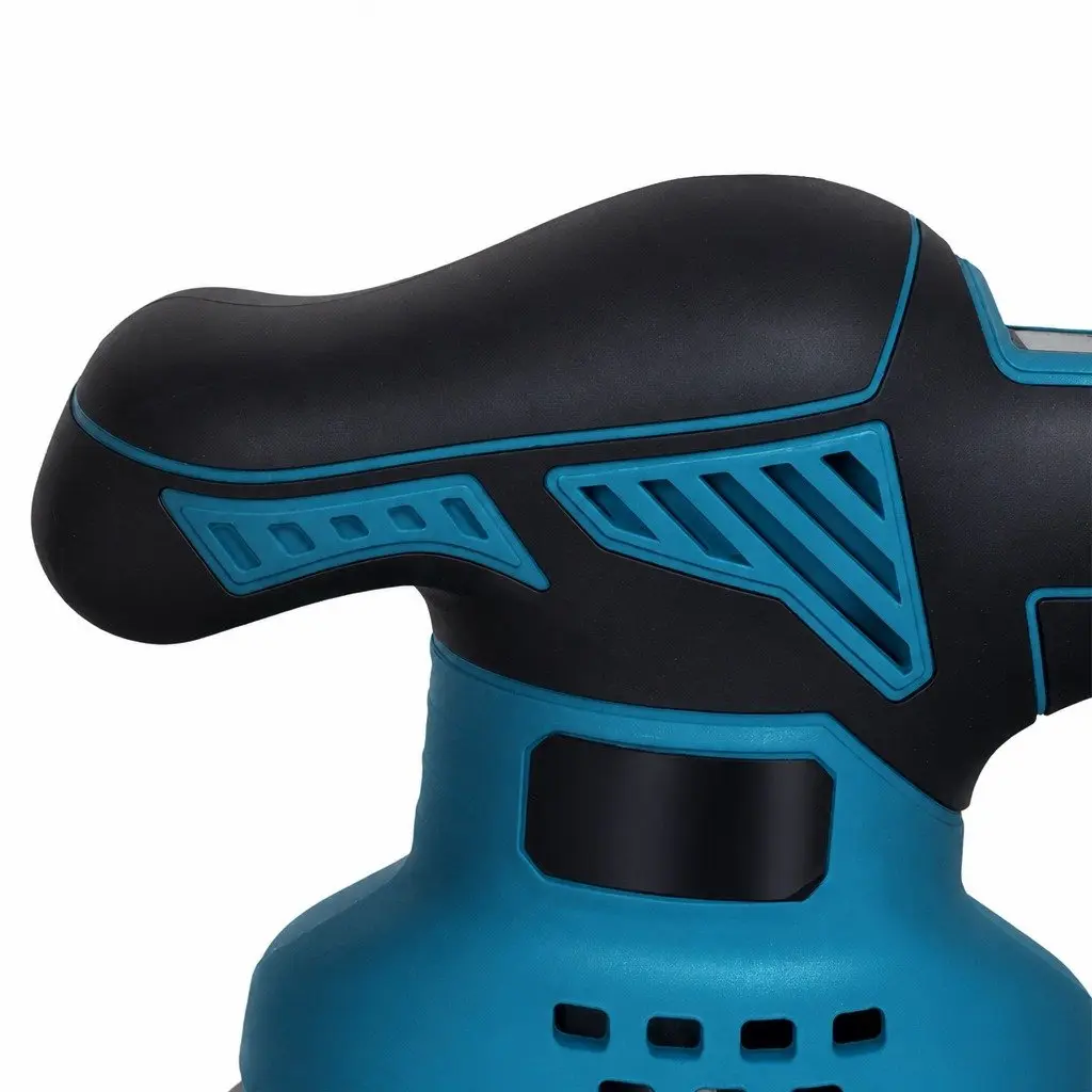 Cordless Car Polisher Buffer Brushless Motor 6 Speed 6 Inch Blue Black