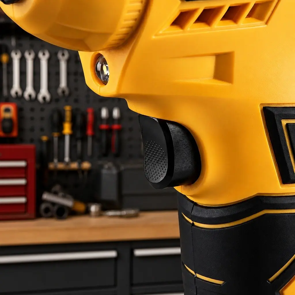 Cordless Tyre Inflator Air Compressor Pump Handheld Digital LCD Portable Yellow