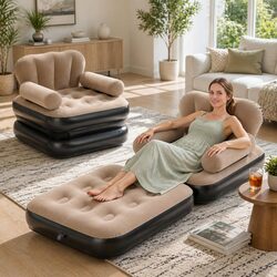 Value-Packed Inflatable Air Chair and Daybed Set