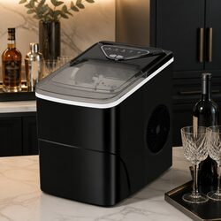 Portable Ice Maker Machine Countertop Self Clean 15kg Daily Output Bullet Ice