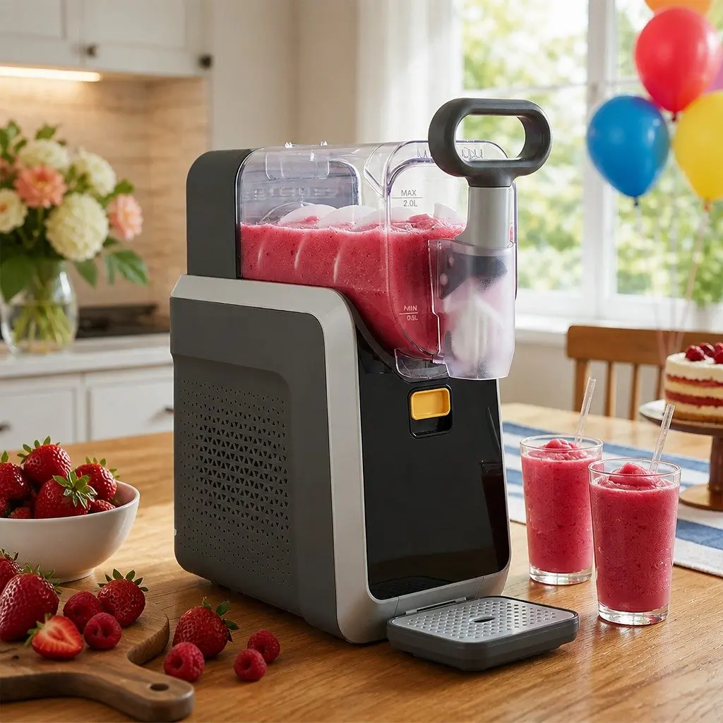 Slush Machine Frozen Drink Maker 2L Touch Control Home Appliance