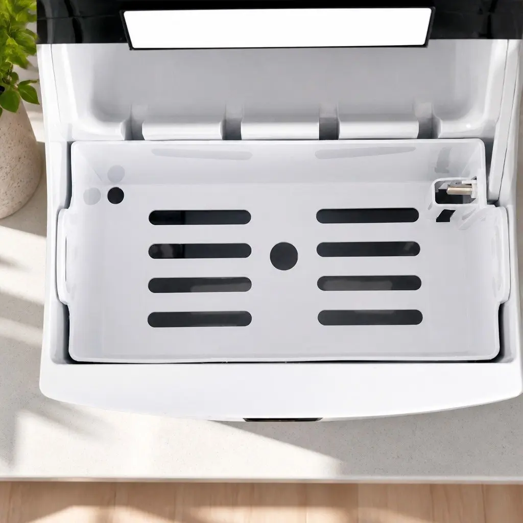 Ice Maker Machine Portable Countertop 15kg Silver Compact