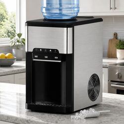 Reliable and Efficient Countertop Ice Maker with Hot & Cold Water