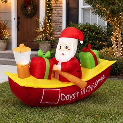 Value-Focused Inflatable Santa Claus for Christmas Fun