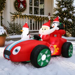 Reliable 2.4M Inflatable Santa Sleigh for Holidays