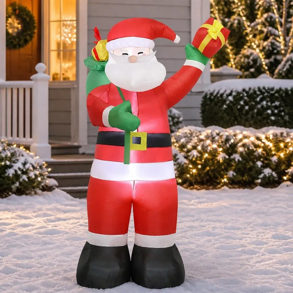 2.4M Inflatable Santa Claus for Holiday Cheer