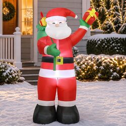 Reliable 2.4M Inflatable Santa Claus for Holiday Cheer