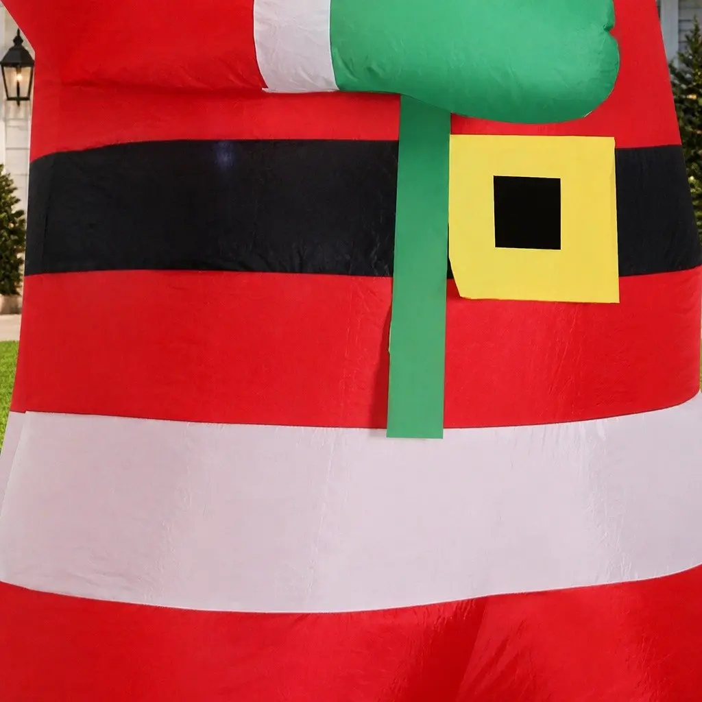 Inflatable Santa Claus Decoration 2.4M LED Multi-colour Outdoor Indoor Display