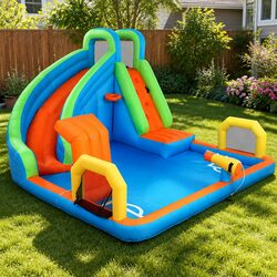 Warm & Practical Kids Inflatable Water Park for Families