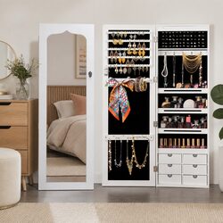 Full Length Mirror Jewellery Cabinet: Style Meets Practicality