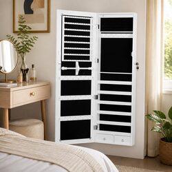 Warm and Practical Full Length Mirror Jewellery Cabinet