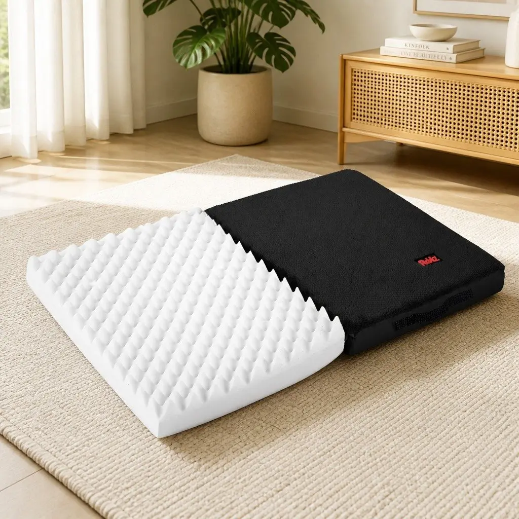 Foldable Pet Bed Orthopedic Medium Black