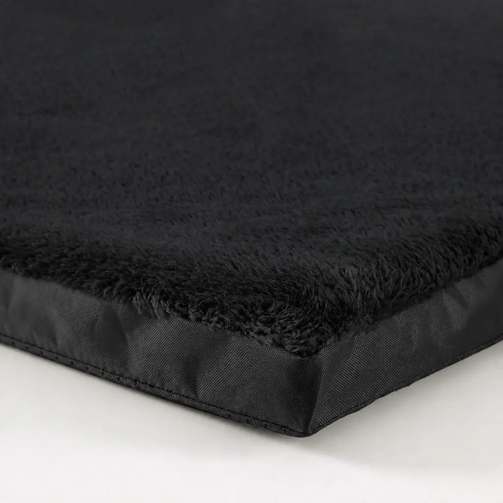 Foldable Pet Bed Orthopedic Medium Black