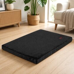 Foldable Pet Bed Dog Puppy Beds Black XX-Large Removable Washable Cover