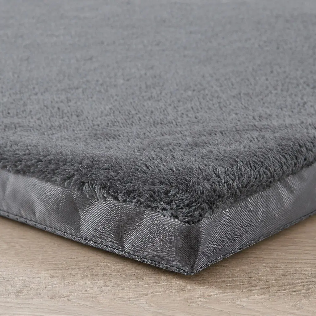 Pet Bed Foldable Dog Mattress XX-Large Grey Portable Sleep Mat