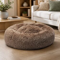Warm and Reliable XL Dog Bed with Donut Design