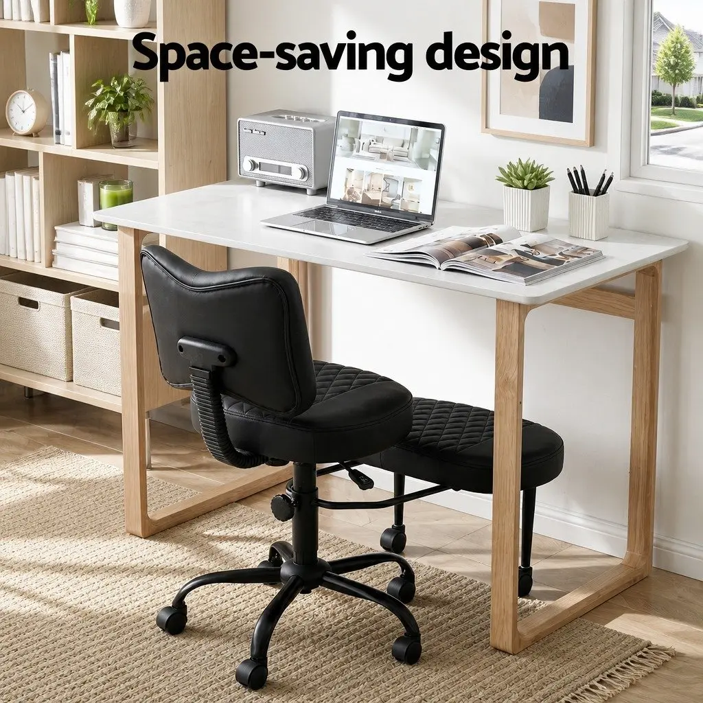 Kneeling Chair Meditation Seat Adjustable Height Ergonomic Black