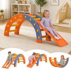 Safe and Reliable Kids Climbing Frame Set with Slide