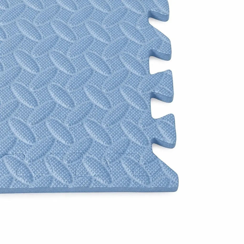 EVA Foam Play Mat Interlocking Puzzle Activity Mats 60cm Blue