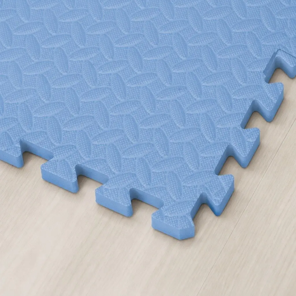 EVA Foam Play Mat Interlocking Puzzle Activity Mats 60cm Blue