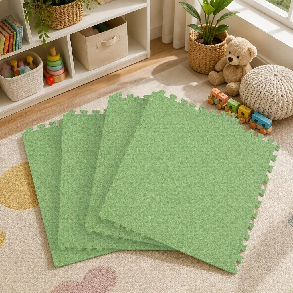 Kids EVA Foam Play Mat Interlocking Soft Activity Mat 60cm x 60cm Various Colours