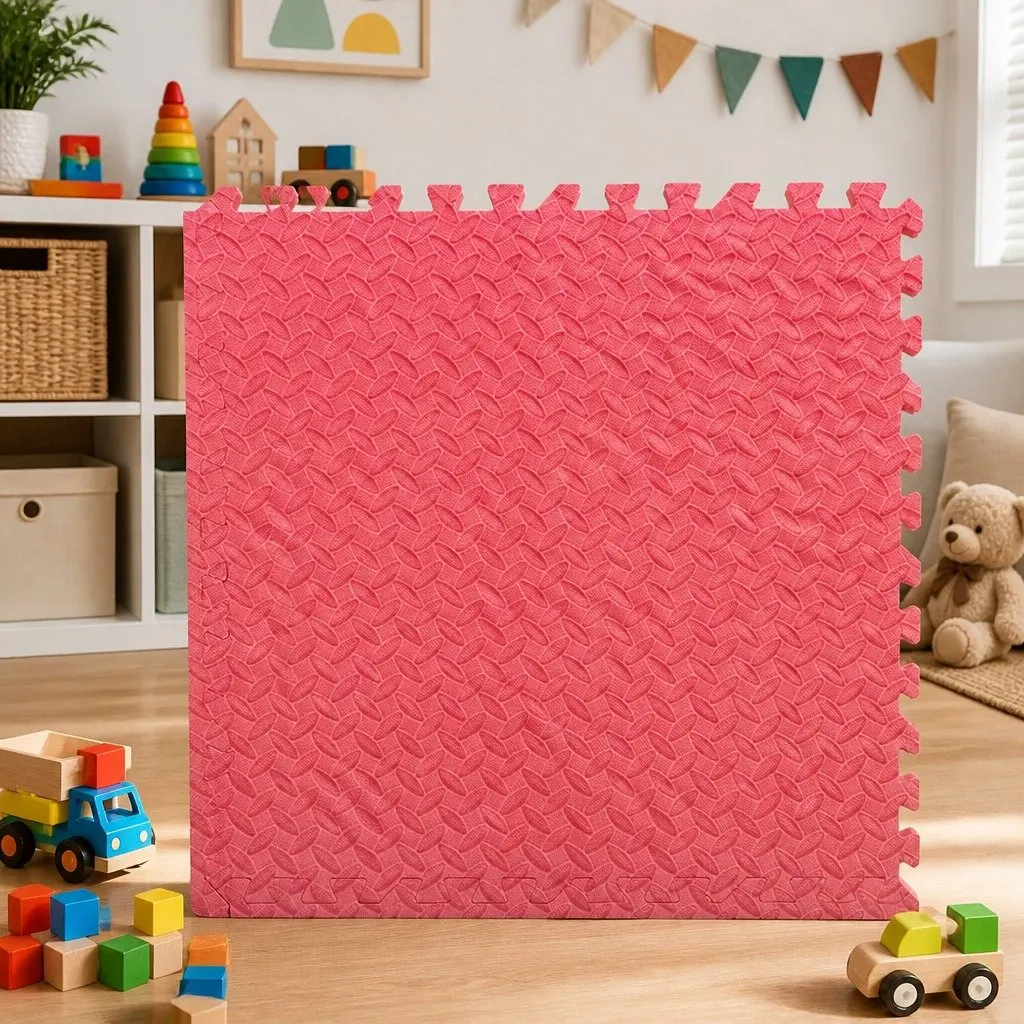 Kids EVA Foam Play Mat Tummy Time Activity 60cm Multi Colour